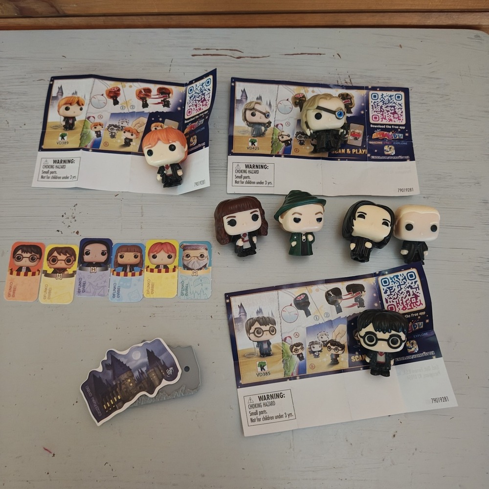 Near Complete Set FUNKO Harry Potter VD385-VD440 KINDER JOY Italy 2023 10+ Piece